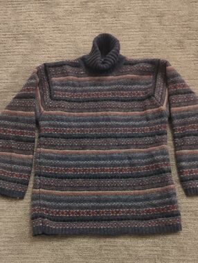 Women's Blue Lagoon Wool Sweater